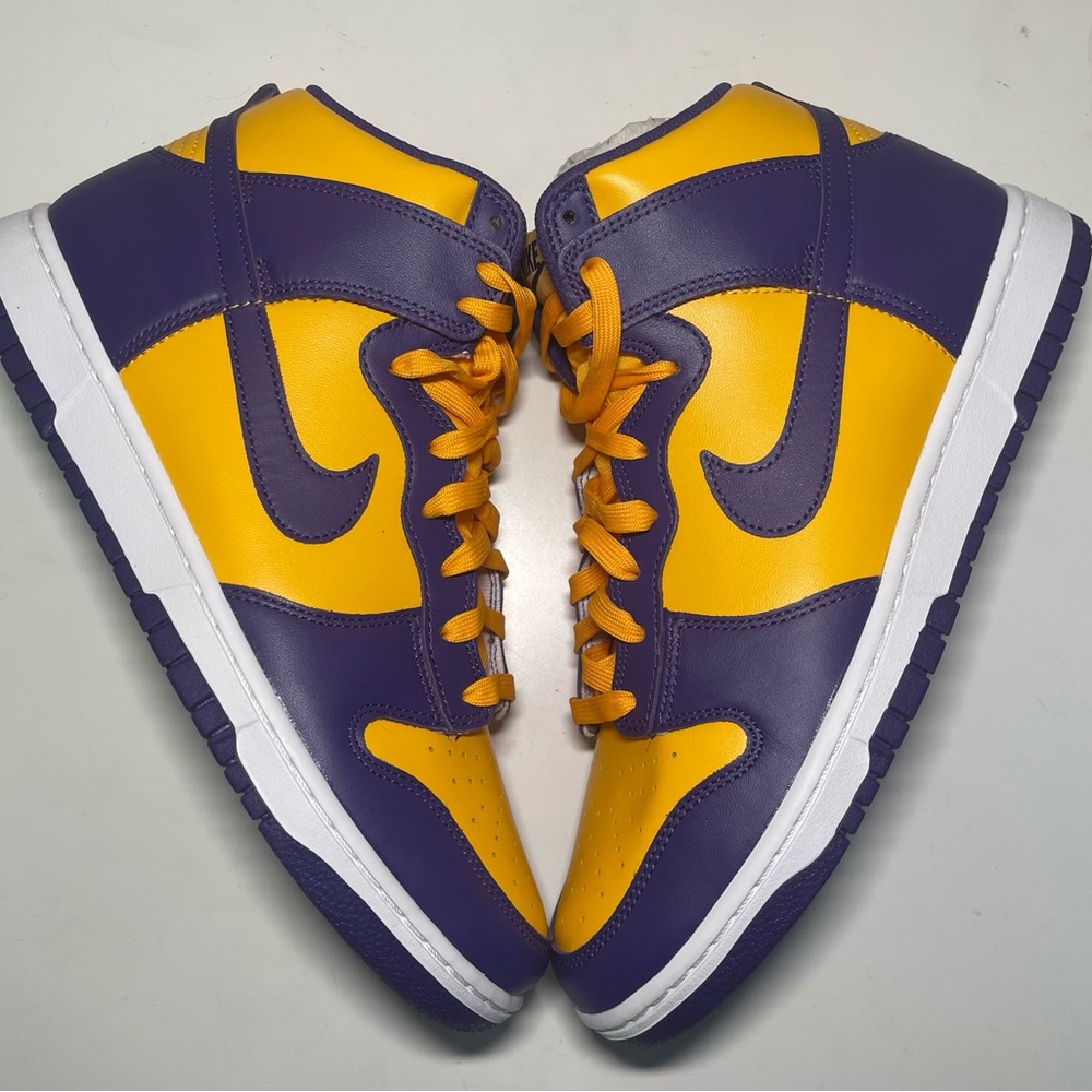 Nike dunks high "lakers"